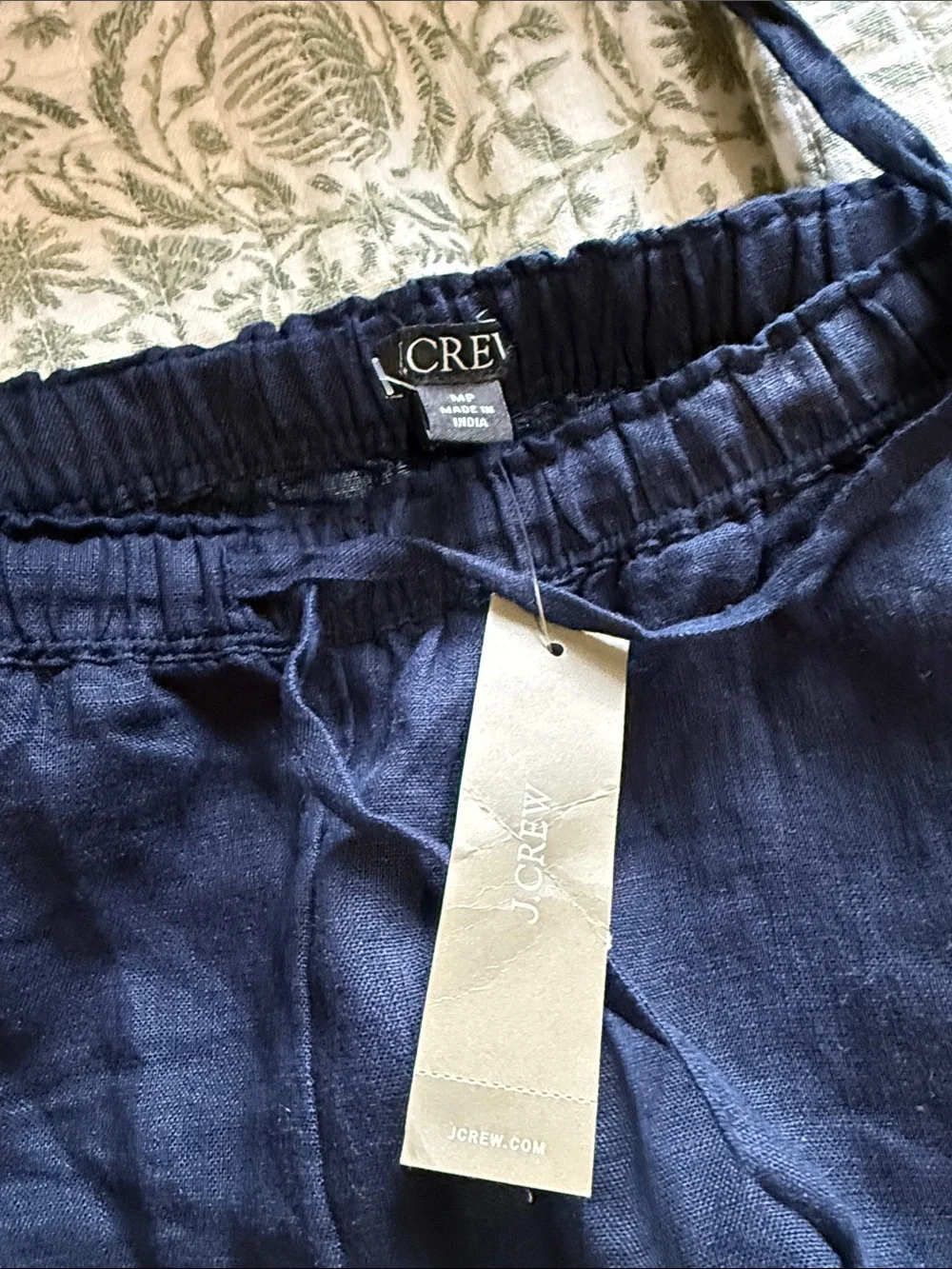 J crew Petite Soleil pant in linen